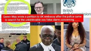 Queen May wrote to UK embassy after the police search for the unb&egrave;li&egrave;vable 