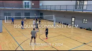 Volleyball Indoor 6s @ Issaquah Community Gym September 4 2024