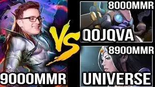 Miracle- VS Universe qojqva - Can't Carry This Game ! Dota 2