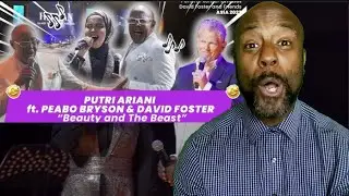 Putri Ariani ft Peabo Bryson - Beauty and the Beast (David Foster n Friends in Asia 2023) REACTION