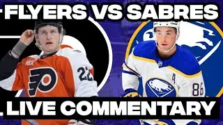 Philadelphia Flyers Vs Buffalo Sabres LIVE COMMENTARY! | 2025-26 NHL Season