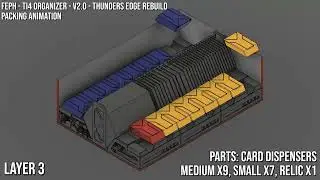 Twilight Imperium 4 Organizer v2.0 Thunders Edge Update - Packing Animation Guide
