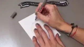 #letterattack Lettering Lessons - Neujahrskarte mit Punkten und Brush Lettering
