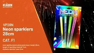 VP28N Neon sparklers 28cm | Klasek pyrotechnics