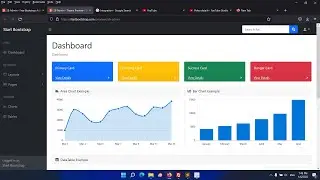 SB Admin HTML to PHP Integration Part 5