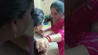 #Finger lock chest pushing challenge# and cheek rabbing challenge# #madhupoojachllengevideo