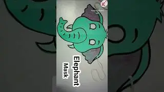 Easy Paper Elephant Mask | Simple TLM Project for Kids