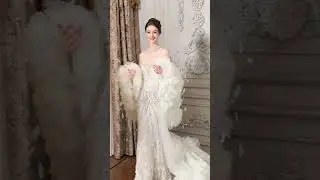Sweet & Cool Girl&rsquo;s Signature Walk ✨ | Diamond Mermaid Dress | Gatsby Dream #Shorts #viral #trending