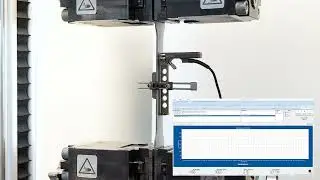 Zugversuch nach DIN EN ISO 6892-1 mit Ansetzdehnungsmessger&auml;t