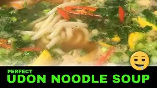 Leckere Nudelsuppe narrensicher zubereitet | Udon Nudelsuppe für Anfänger | Schnelle Nudelsuppe