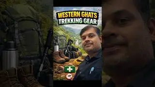 Trekking gear for western ghats#trekking#westernghats