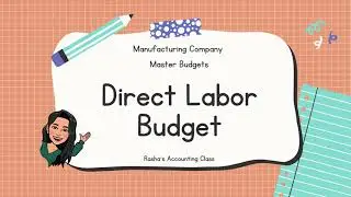 Manufacturing Co. Direct Labor Budget