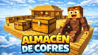 Creamos Nuestro Almac&eacute;n! Organizaci&oacute;n Total en OneBlock | Minecraft Bedrock EP. 5