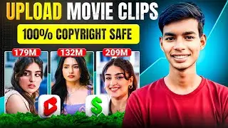 How To Upload MOVIE Clips On YouTube Without Copyright 🤑 | TECH PANCHU