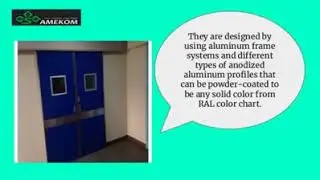 Find High Grade and Durable ICU Doors with Competitive Price