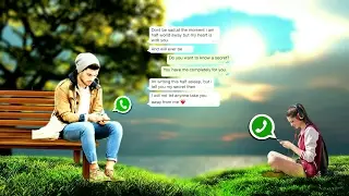 PicsArt editing tutorial | Heavy Photo Editing Tutorial - boy chatting with girl