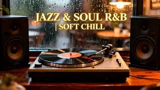 Warm RnB Jazz Caf&eacute; for Late November Focus | Smooth Rainy Night Ambience for Study Work