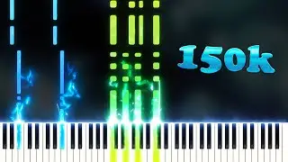 150,000 SUBSCRIBERS 150,000 NOTES (Playable Version) - Piano Tutorial