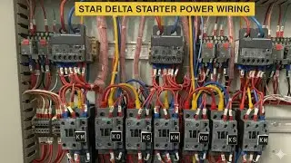 How to Make a Star Delta Starter Panel|star delta starter power wiring 