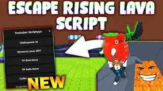 *NEW* Escape Rising Lava For Brainrots! Script (PASTEBIN 2026) (TP END ZONE , TP SAFE ,COLLECT CASH)