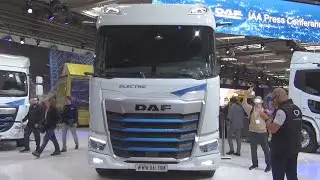 DAF XF 350 E Electric Tractor Truck (2023) Exterior and Interior