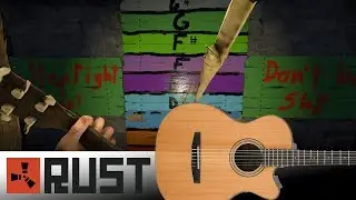Working Guitar in Rust | Playing Paint it Black on Rust Guitar