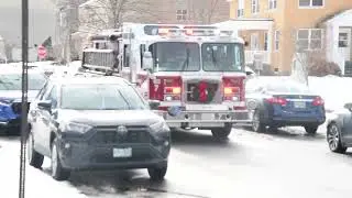 **FIRST CATCH of 2026! ** Manchester NH Fire Department Engine 7 Responding