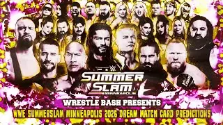 WWE Summerslam Minneapolis 2026 Dream Match Card Predictions 