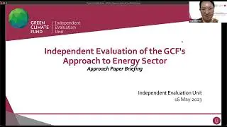 IEU Webinar: Approaches to IEU evaluations on GCFs Investment Framework, Energy Sector & RPSP