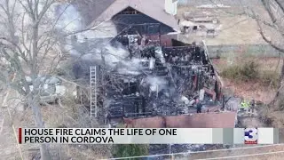 One dead after early morning house fire in Cordova