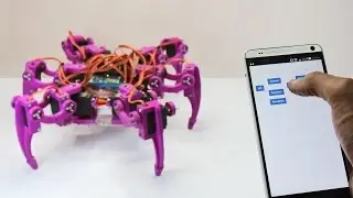Hexapod running on Intel Edison Project