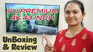 VU Premium 4K 43 Inch TV Review & Unboxing In Tamil | VU Premium Android TV Review தமிழில்
