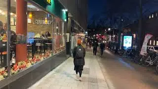 Sweden - Night Life In Uppsala (Stora Torget)