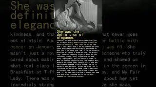 She embodied elegance, kindness, and timeless beauty  R I P  Audrey Hepburn 2UlMwv1lvxM 05 score3