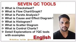 7QC Tools/Seven Quality Control Tools/Basic QC tools in English #7qctools #qc #ishikawa
