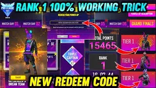 FFPL DREAM TEAM DAY 3 REDEEM CODE😍-FFPL DREAM TEAM RANK 1