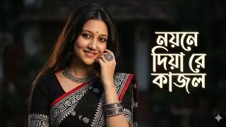 নয়নে দিয়া রে কাজল | লাগাইলি তুই কি গন্ডগোল | Romantic Bengali Song