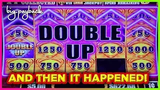 JACKPOT BUFFALO! The RARE Double-Up Feature!