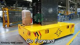 Trackless material transfer cart/Steerable electrical transfer trolley
