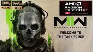 Call of Duty Modern Warfare II ON AMD Radeon RX 7800 XT