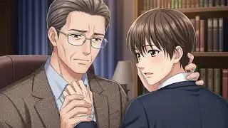 The cold professor was intersex. When discovered, he pushed the man away, but the man found it cute.