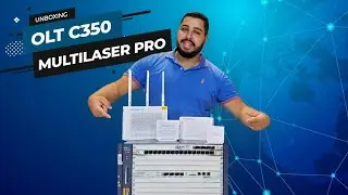 UNBOXING OLT C350 MULTILASER PRO by ZTE -  LOUCOS DA TELECOM