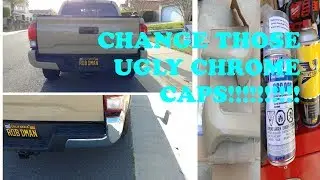 How to remove Rear Bumper Caps 3rd gen Toyota Tacoma for swap or paint