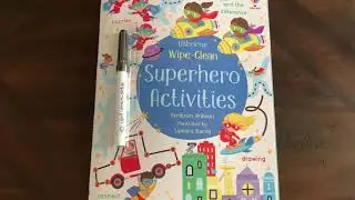 Wipe-clean Superhero Activities