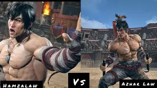 Hamza Law vs Azhar Law Tekken 7 online match