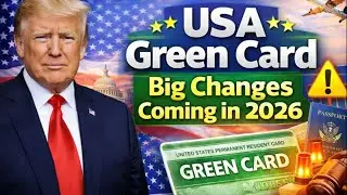 IMPORTANT ALERT USA Green Card Big Changes Coming in 2026 – Act Now Before Deadlines Hit