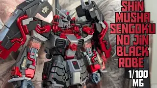 P BANDAI 1/100 MG SHIN MUSHA GUNDAM SENGOKU NO JIN BLACK ROBE LARGE ARMOR