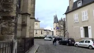 View on the city of Nevers, France