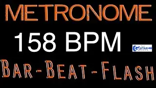 158 BPM FREE Metronome Best Free Online Metronome  Beats Per Minute Counter Flash Drummers Metronome