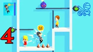 Pin Pull (by Gamejam) Pin Rescue Gameplay Walkthrough 4